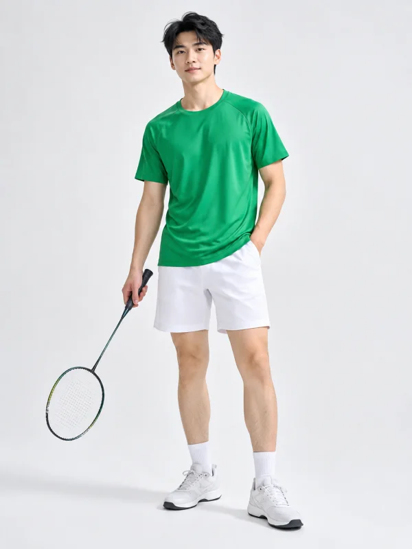 Áo Cầu Lông Pickleball Màu Xanh Lý