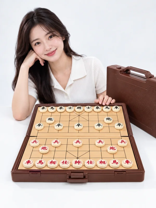 Bộ Cờ Tướng Nhựa Cao Cấp Có Hộp