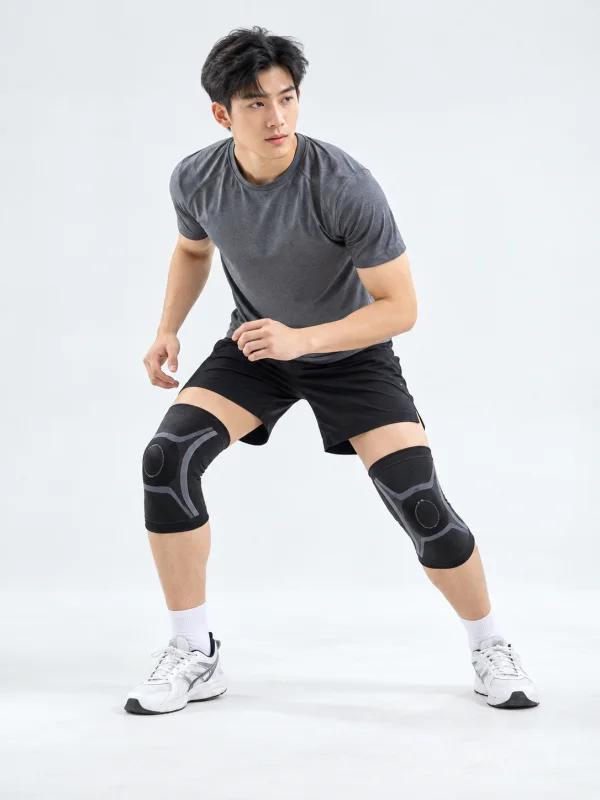 Bó Gối Thể Thao Silicone Kép