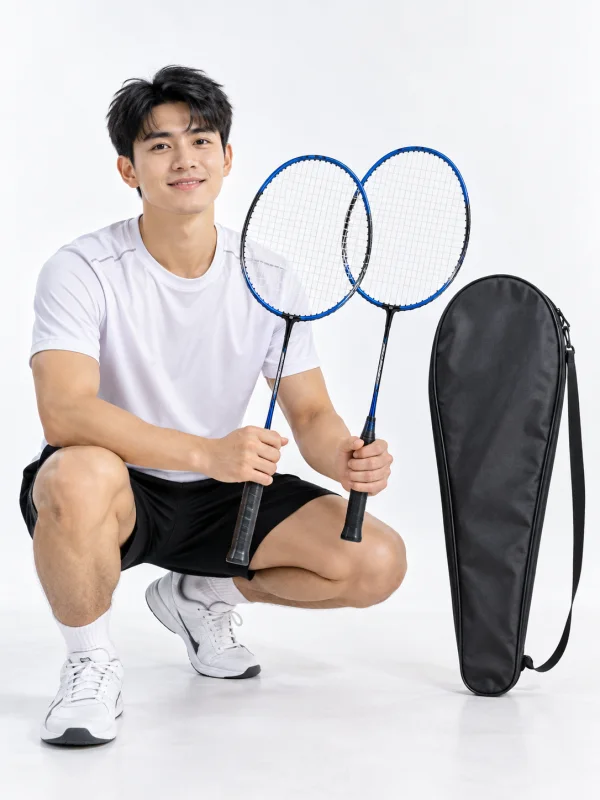 Bộ Vợt Cầu Lông Đôi Kèm Bao