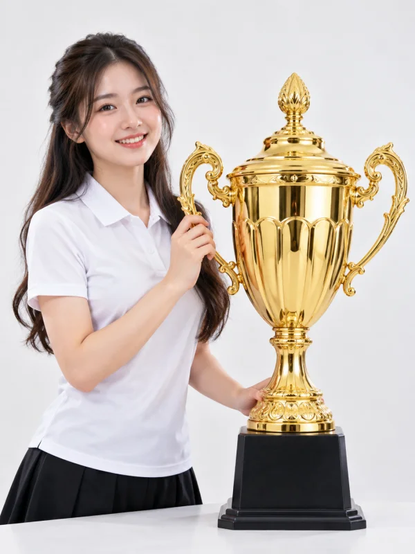 Cúp Thể Thao Vàng Dáng Cổ Điển