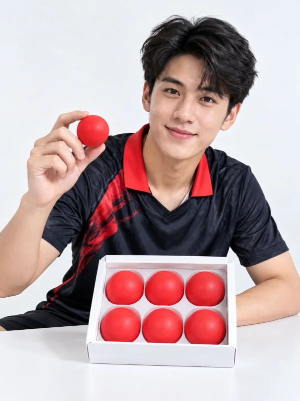 Hộp Bóng Bàn Đỏ 6 Quả
