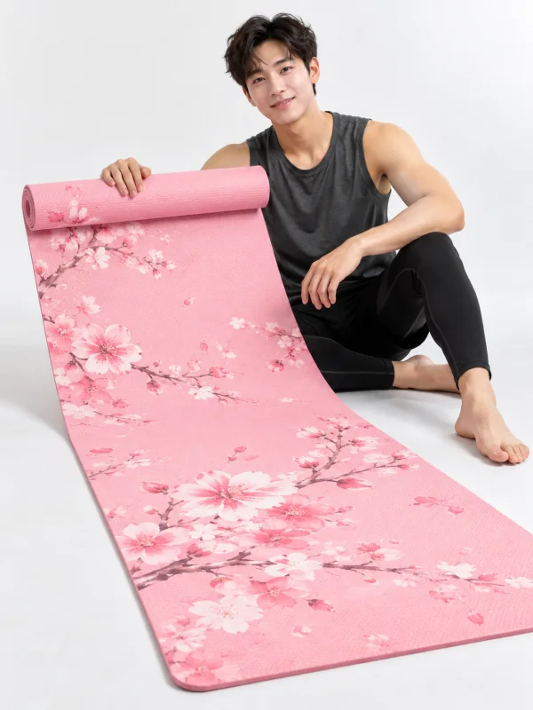 Thảm Tập Yoga Họa Tiết Hoa